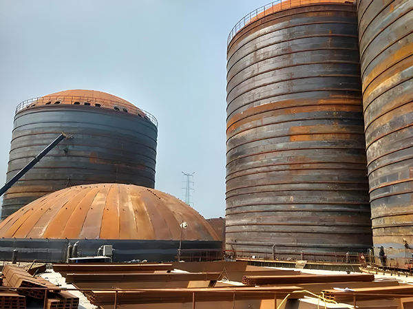 长岛焦粉钢板仓